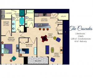 The Cascades River House Floor Plan